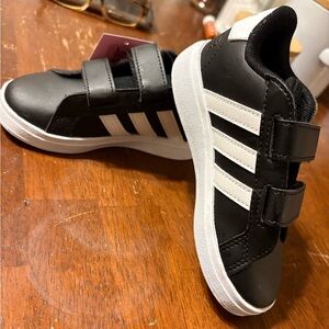 adidas Originals Kids Black and White Sneakers